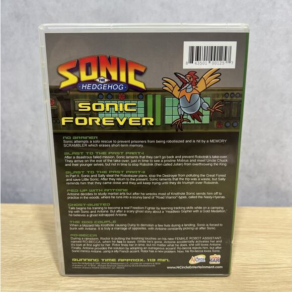Sonic the Hedgehog: Sonic Forever (DVD, 1993) Cookie Jar Sega - Picture 2 of 3